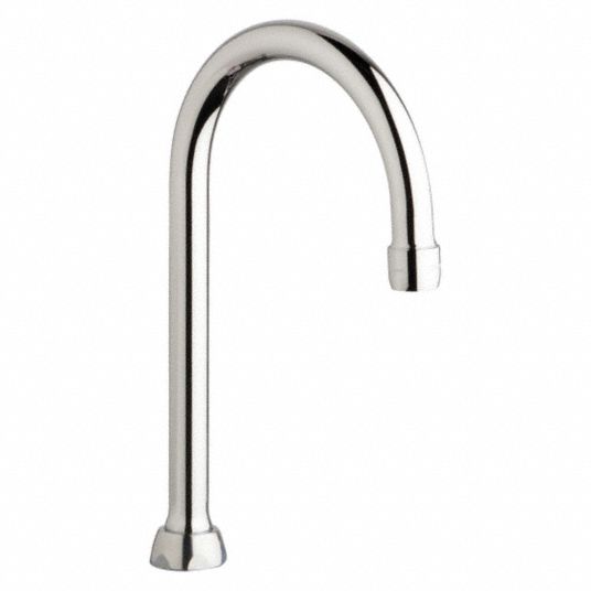 CHICAGO FAUCETS Spout: Gooseneck Faucet Spout, Fits Chicago Faucets ...