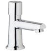 Straight-Spout Single-Metering-Handle Single-Hole Deck-Mount Bathroom Faucets