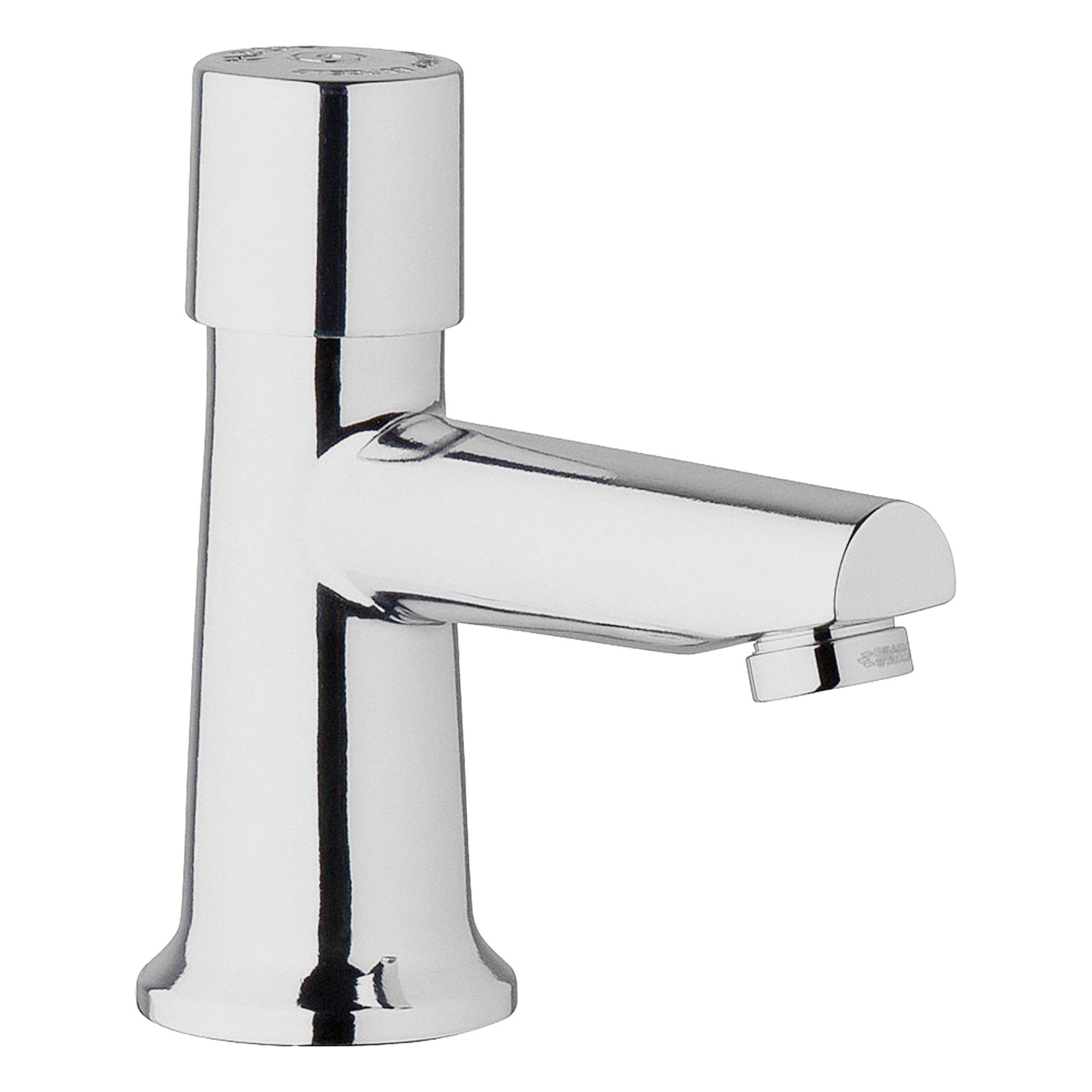 Straight Spout Bathroom Faucet: 3500, Single-Post, Cast Brass, 0.5 gpm Flow Rate