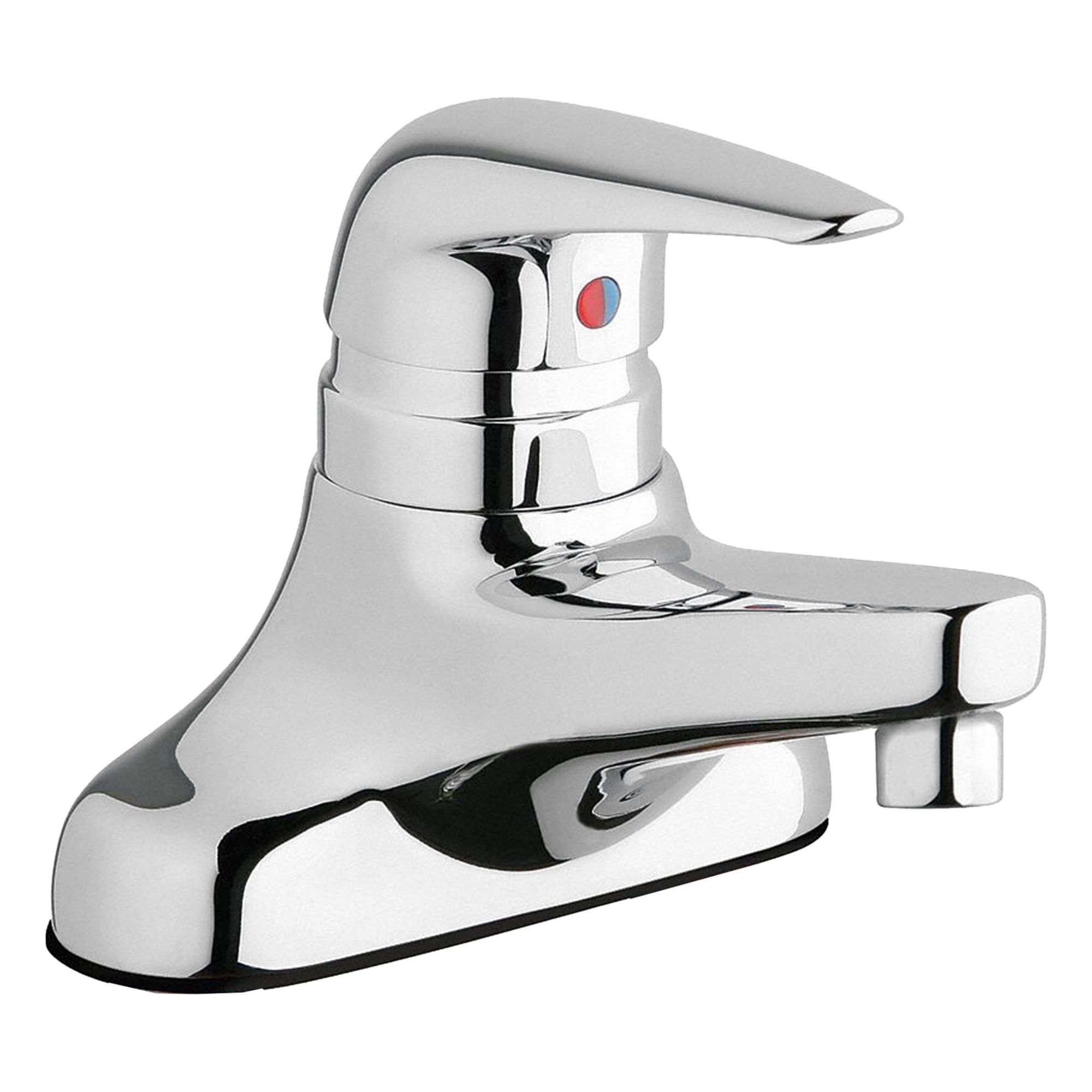 Low Arc Bathroom Faucet: 420, Cast Brass, Polished Chrome Finish, 0.5 gpm Flow Rate