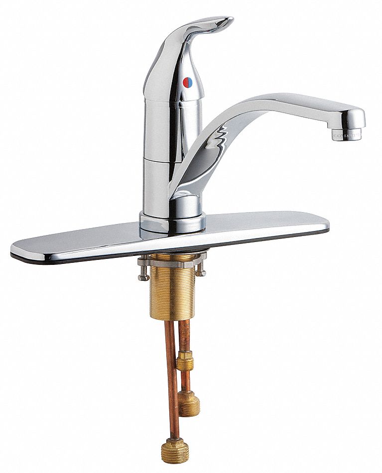 Chrome Plated Finish, 1.5 gpm Flow Rate, Kitchen Faucet 29RR68431