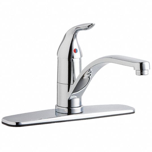 Chicago Faucets, 430, Low Arc Kitchen Faucet - 29RR70|431-MPABCP - Grainger