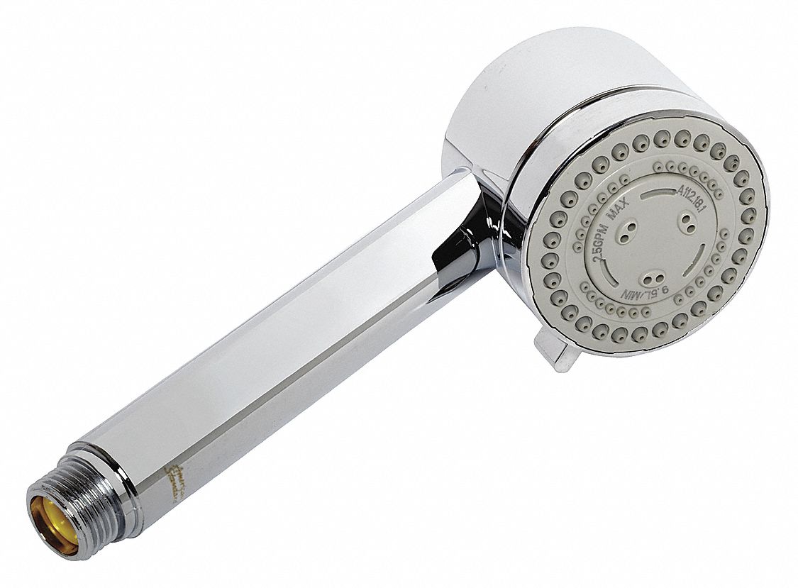 Handheld Showerhead: American Std, Modern, Multi Function, 2.5 gpm Flow  Rate, Polished Chrome Finish