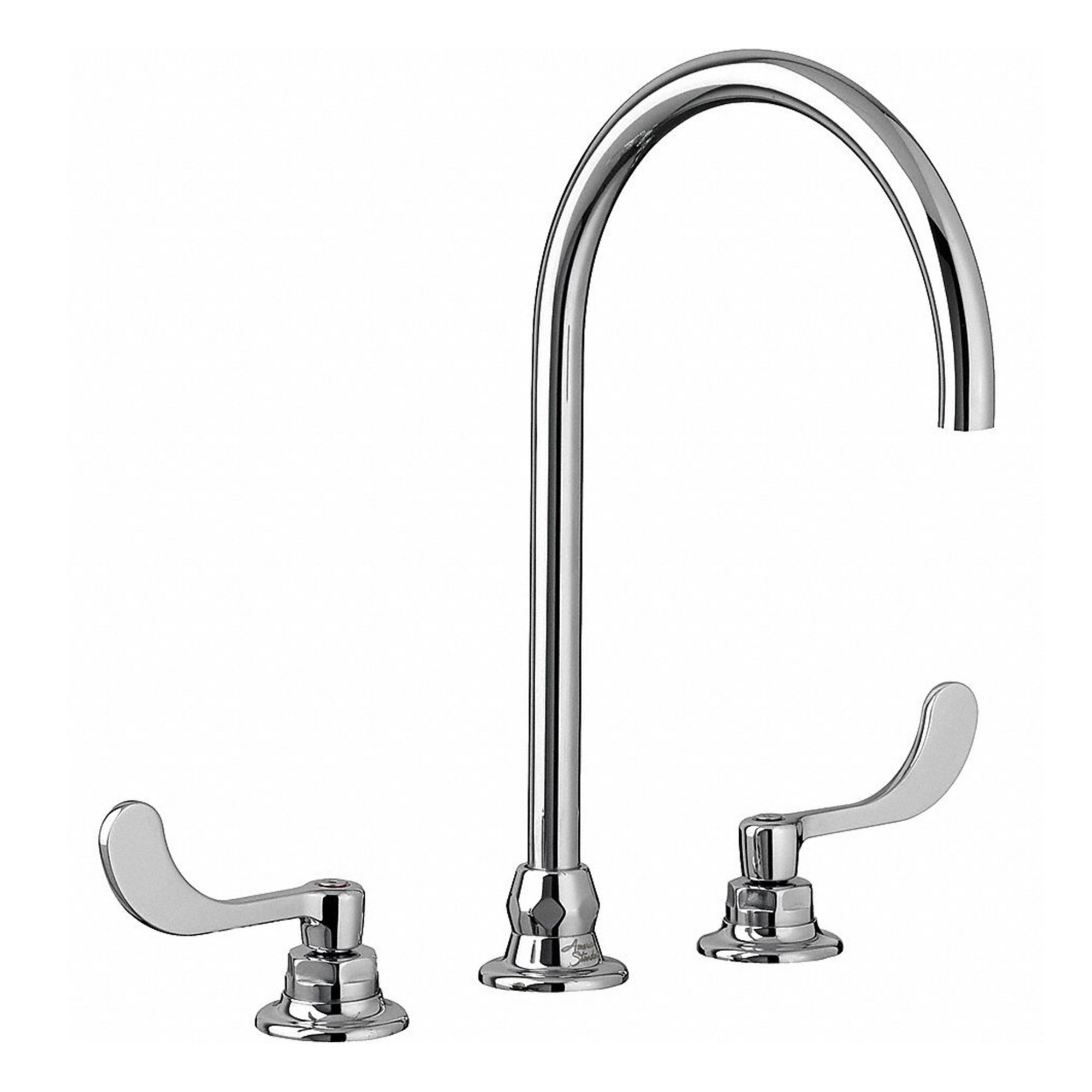 Gooseneck Kitchen/Bathroom Faucet: Monterrey, Brass, Chrome Finish, Widespread