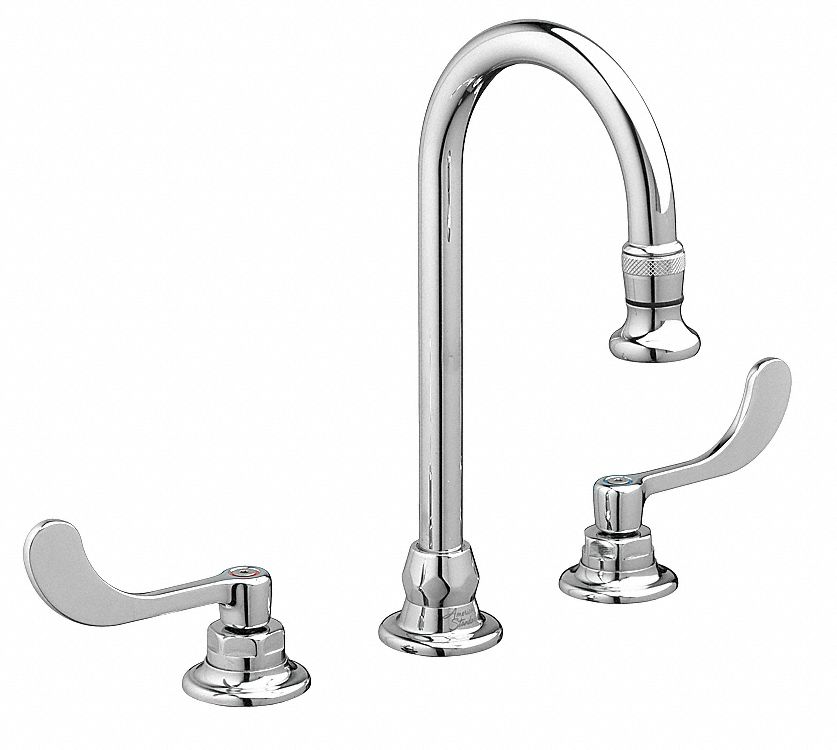 GOOSENECK KITCHEN/BATHROOM FAUCET: AMERICAN STD, MONTERREY, CHROME FINISH, 1.5 GPM, MANUAL