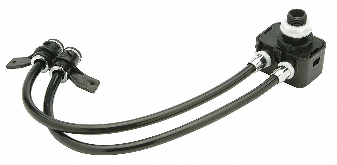 FLUSH CONTROL VALVE, RIGHT HAND: FITS ZURN BRAND, FOR Z8106 SERIES, PLASTIC/RUBBER