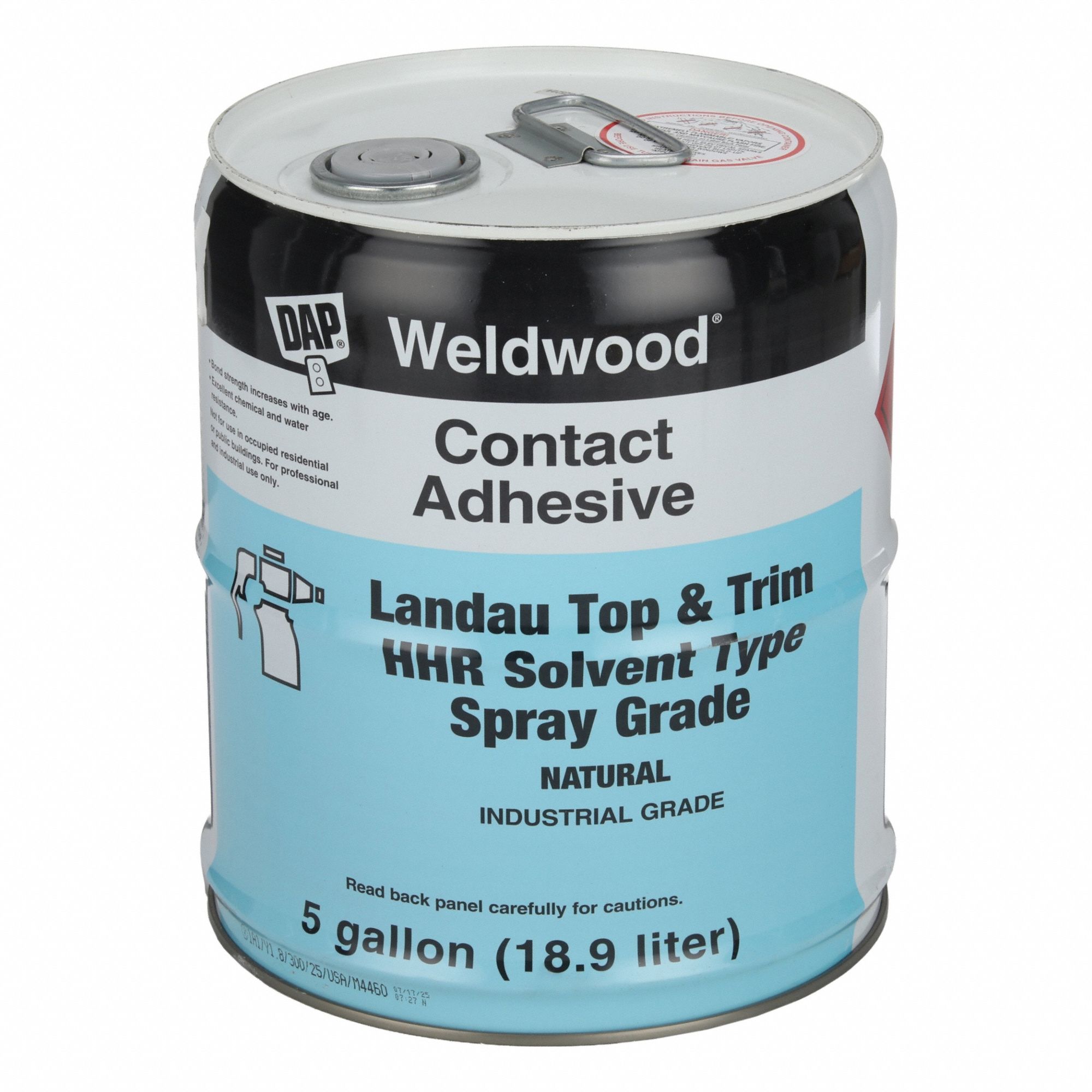 Contact Cement: Weldwood Landau Top and Trim, 5 gal, Aerosol Can, Tan, Woodworking & Carpentry