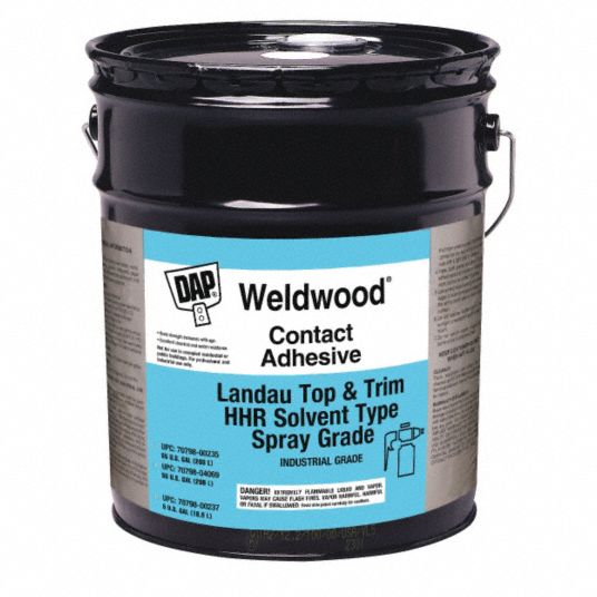 DAP Contact Cement Weldwood Landau Top and Trim, Gen Purpose, 5 gal