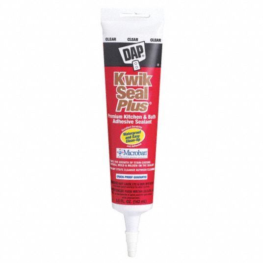 DAP Clear Caulk, Acrylic, 5.5 oz Tube 29RV1018546 Grainger