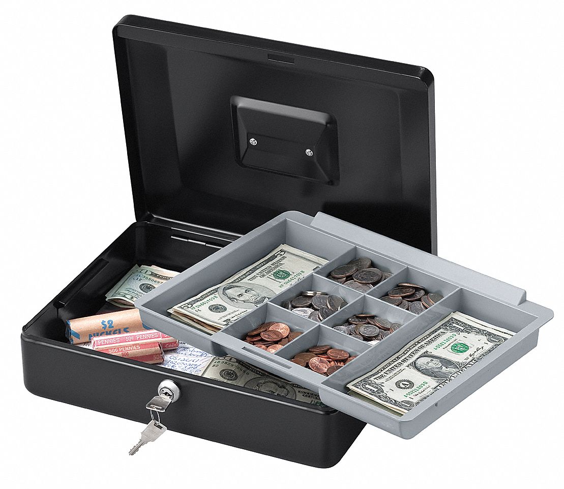 Sentry Safe Cash Box Metal Medium 