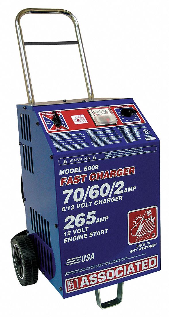 Battery Charger/Starter,70/60/2A,120VAC