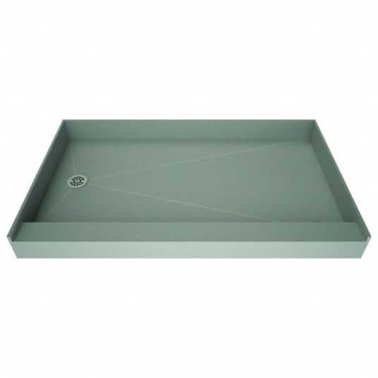 TILE REDI Redi Base, 60 in x 42 in, Polyurethane, Shower Base, Single