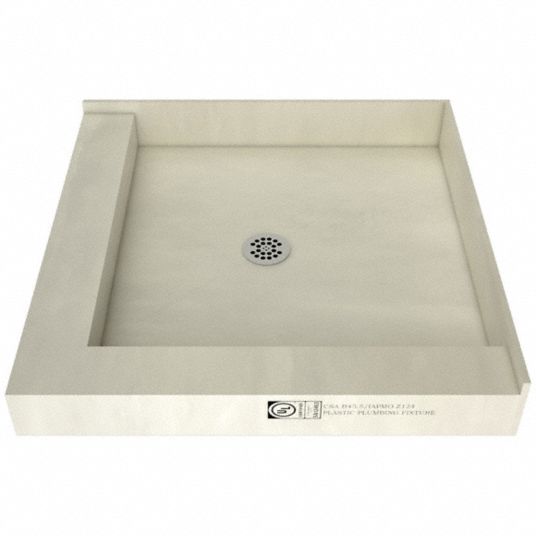 TILE REDI Shower Pan Tile Redi, Redi Base, Polyurethane, DoubleLeft