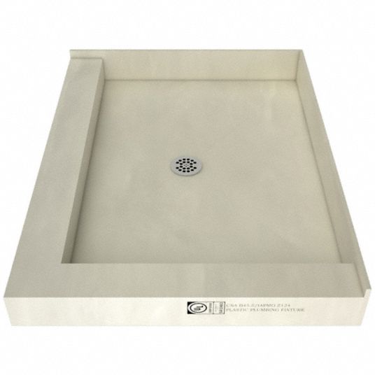 TILE REDI Shower Pan Tile Redi, Redi Base, Polyurethane, DoubleLeft