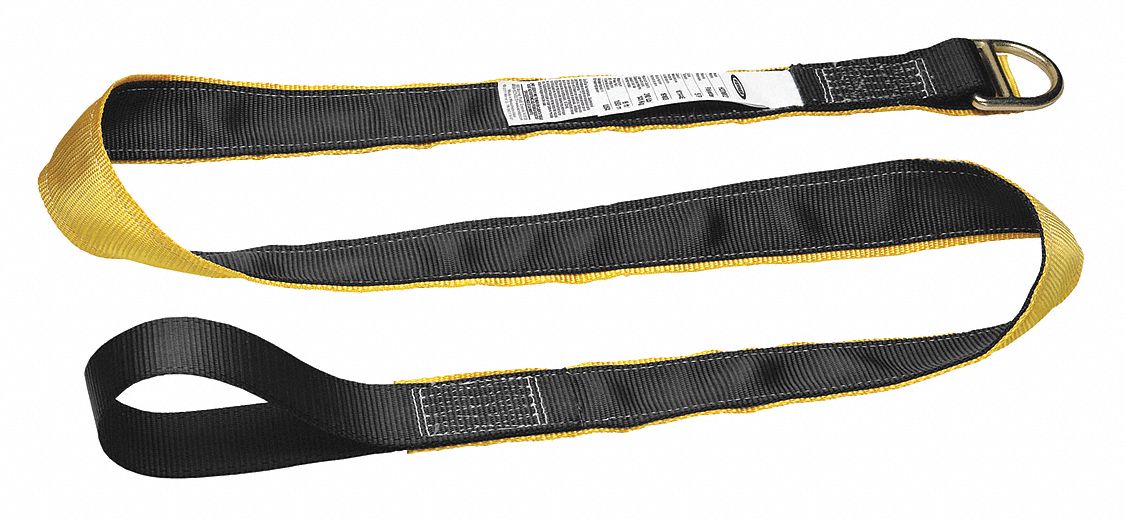 Cross Arm Strap Web,  Loop,  D-Ring 8ft
