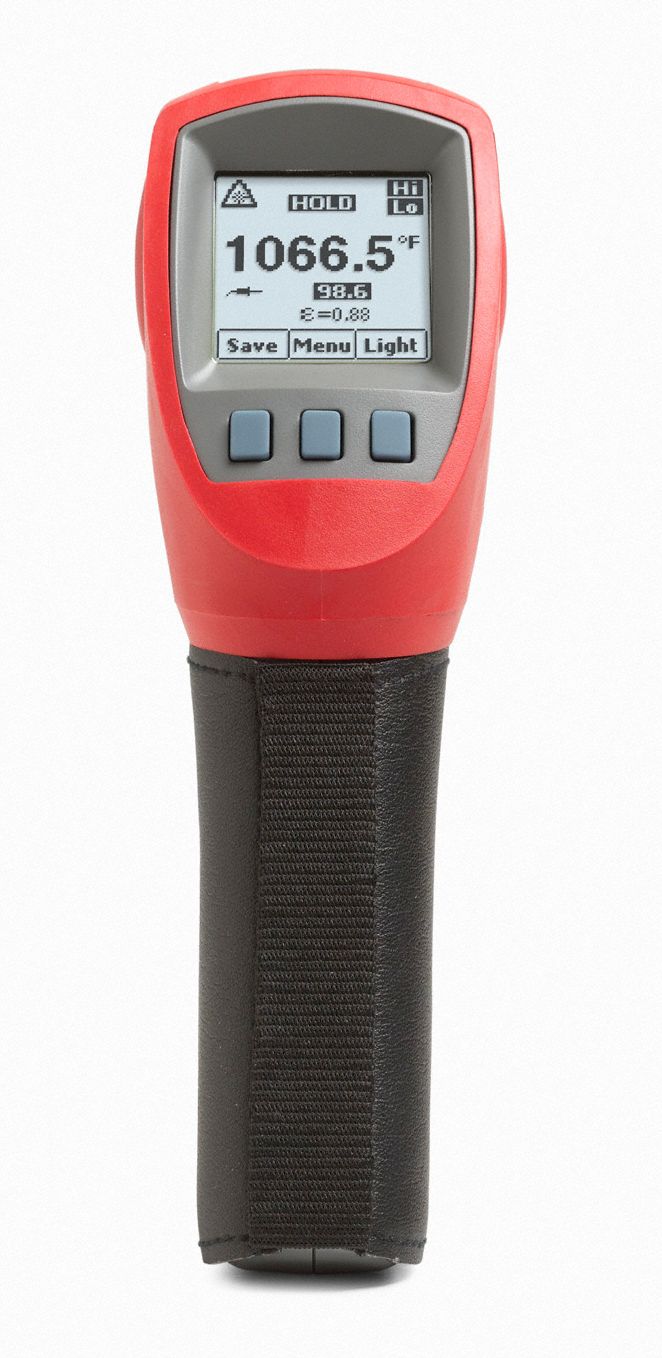 FLUKE Dot Matrix LCD, Infrared Thermometer, Single Dot Laser Sighting