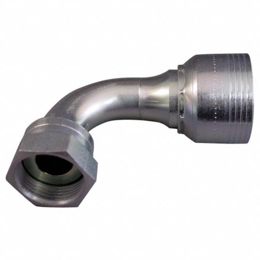EATON AEROQUIP, Carbon Steel, 90° Elbow, Hydraulic Hose Fitting