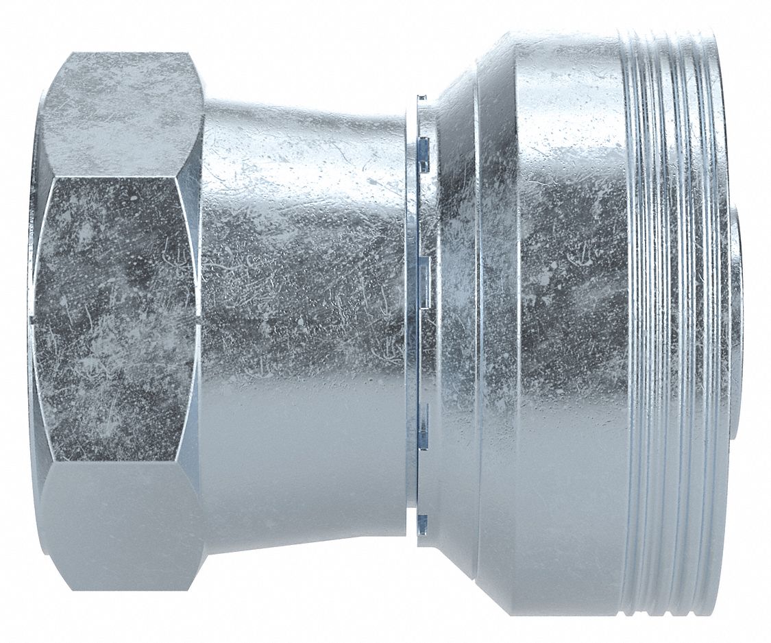 PARKER, Steel x Steel, Straight, Hydraulic Crimp Fitting 29TK111C643