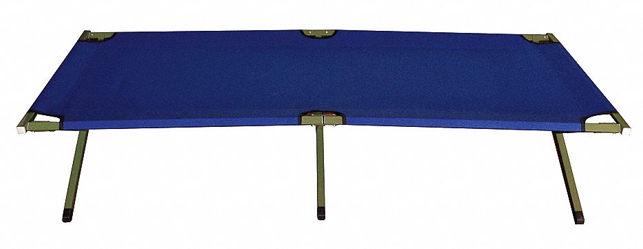 Emergency and Camping Cot: 74 1/2 in Overall Lg, 25 1/4 in Overall Wd