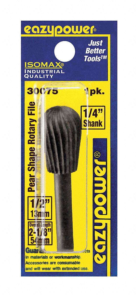 EAZYPOWER Rotary File Bronze/Iron/Mild Steel/Plastic/Soft Metal/Wood