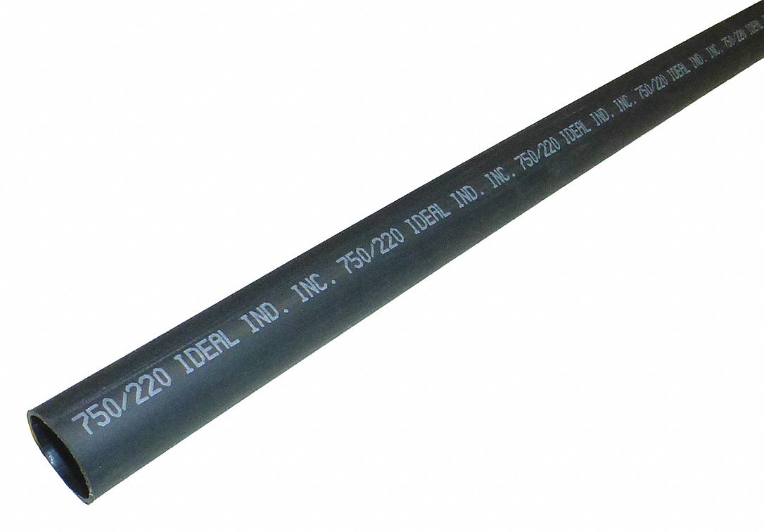 HEAT SHRINK TUBING, ¾ IN I.D. BEFORE SHRINKING, 0.24 IN I.D. AFTER SHRINKING, 4 FT L, 5 PK