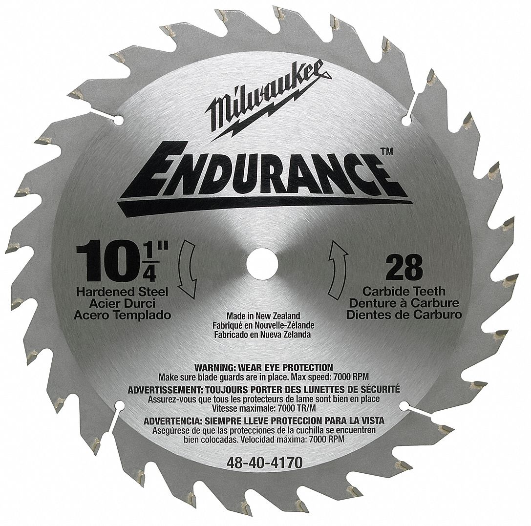 Circular Saw Blade, 10 1/4 in Blade Dia. - Grainger