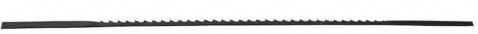 Scroll Saw Blade: Std Tooth, 10 Teeth per Inch, 1/16 in Blade Wd, 0.2 in Blade Thick, 6 PK