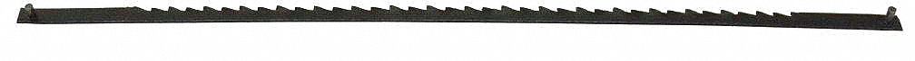 Scroll Saw Blade: Skip Tooth Tooth, 9.5 Teeth per Inch, 0 in Blade Wd, 0.02 in Blade Thick, 6 PK