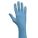 SHOWA 3005PF DISPOSABLE GLOVES, XL, 10, BLUE, ROLLED CUFF, 100 PK
