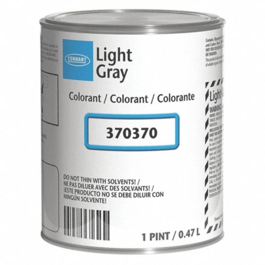 TENNANT Colorant, 1 pt., Light Gray - 29UR59|370370 - Grainger