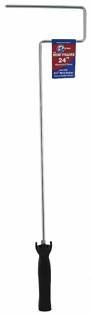MONTURE ROULEAU PEINT,6-1/2PO,S/ CAGE