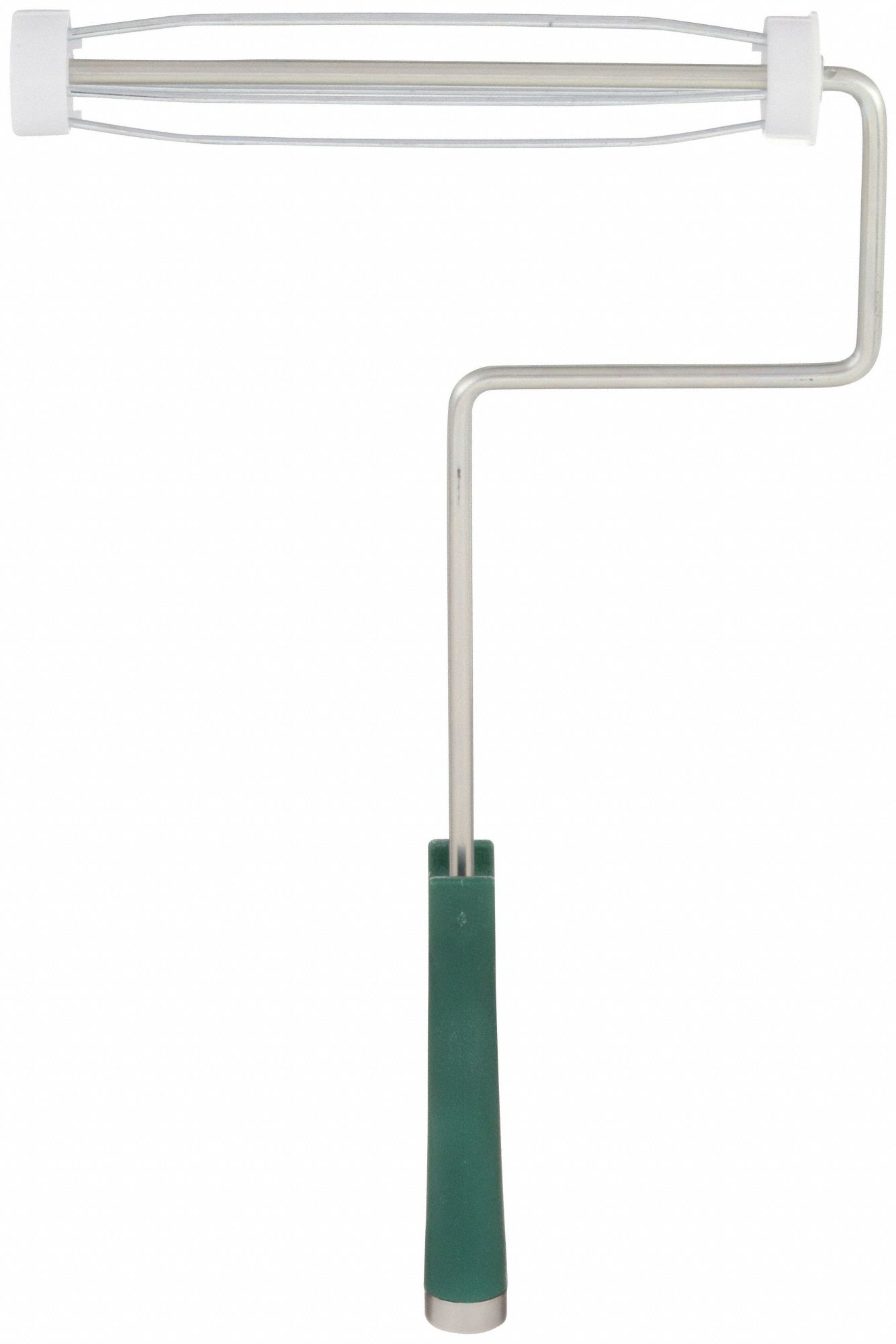 Paint Roller Frame: Std, 9 in, 5 Wire Cage Roller Frame, Threaded