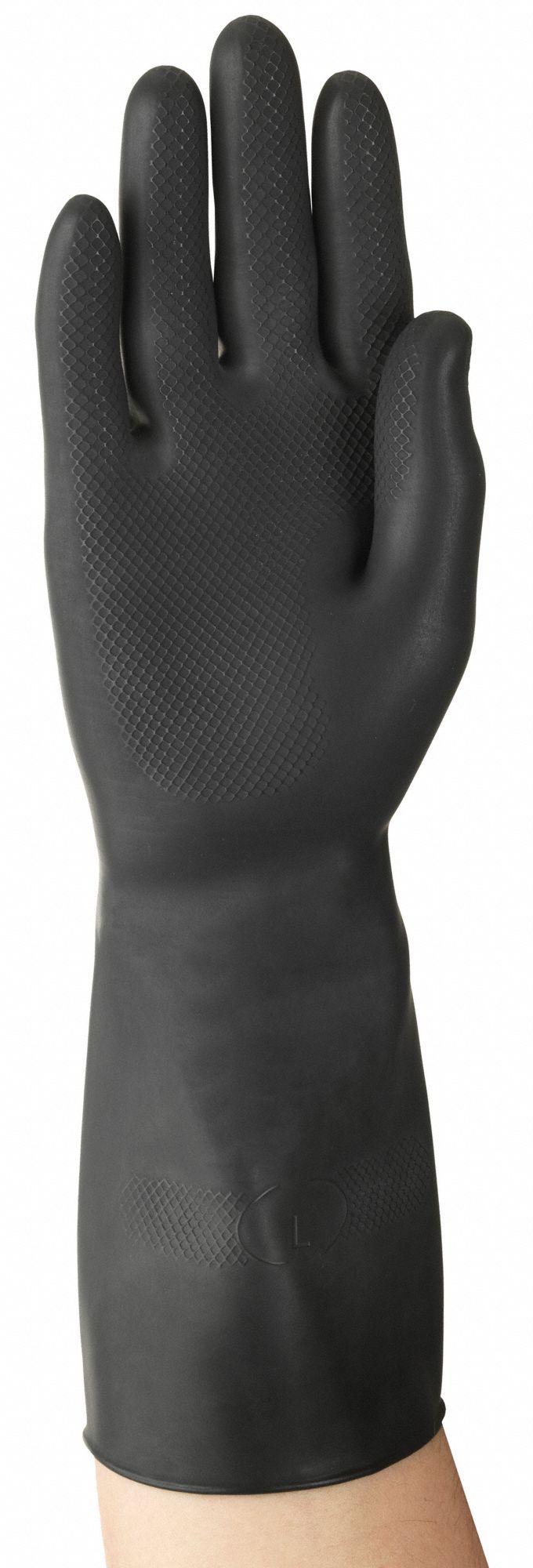 ANSELL Chemical Resistant Gloves, 9, Glove Materials Natural Rubber Latex, 1 PR 29UU7187118