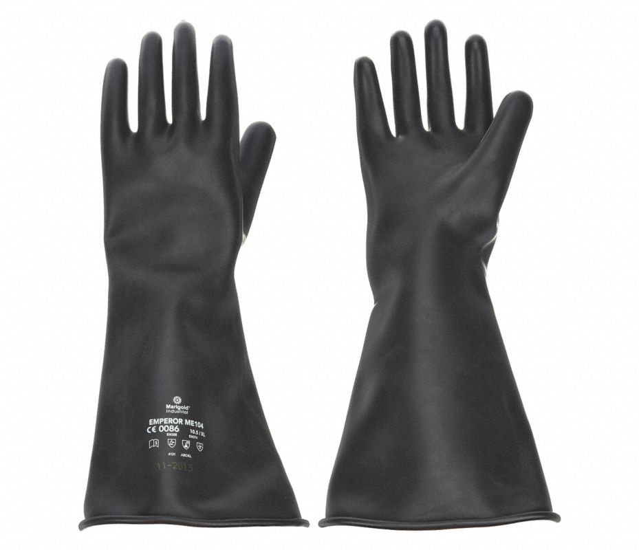 ALPHATEC Guantes Resistentes a Químicos Negro Talla 8 1/2 - 29UU74 | 87