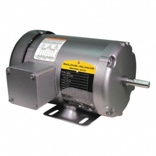 BALDOR ELECTRIC General Purpose Motor: Totally Enclosed Fan-Cooled, Rigid  Base Mount, 1/4 HP