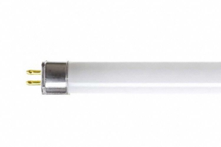 LINEAR FLUORESCENT BULB, 4 FT L, T5, 54 W, 4100K, 5,000 LUMENS, ECO