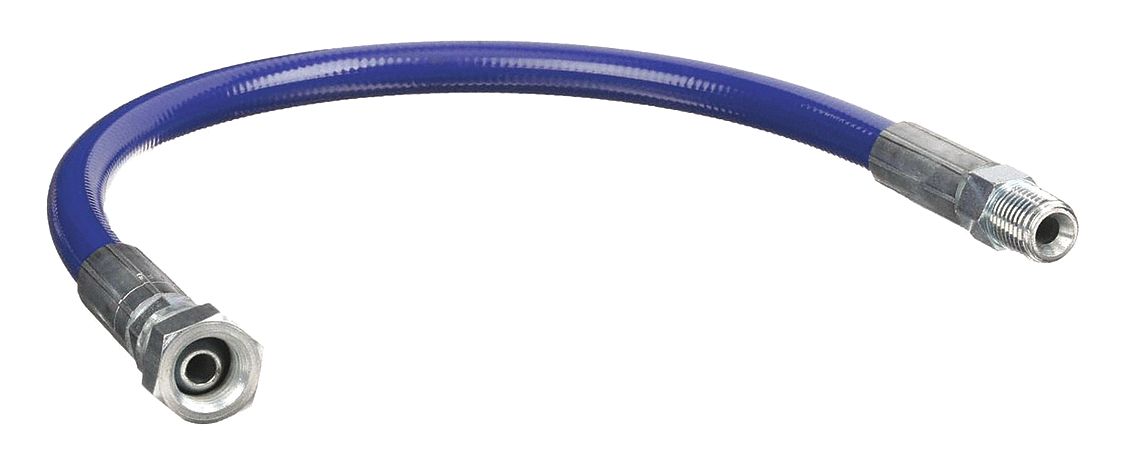 GRACO, 1/4 in Inside Dia, 16 in Overall Lg, Hose Cpld GRACO, 1/4 in Inside Dia, 16 in Overall Lg, Hose Cpld