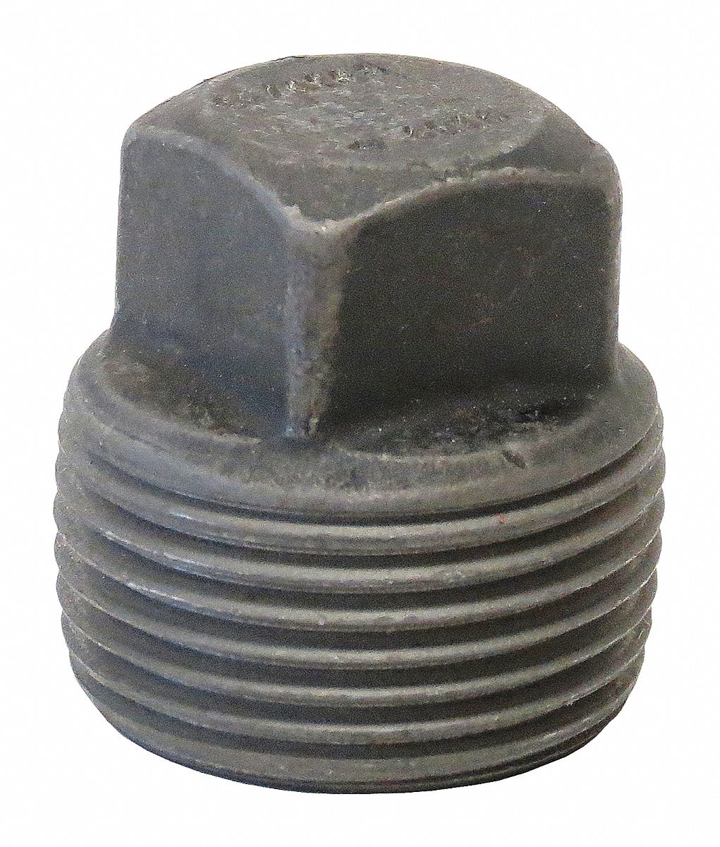 Square Head Plug,1/8in,Forged Steel