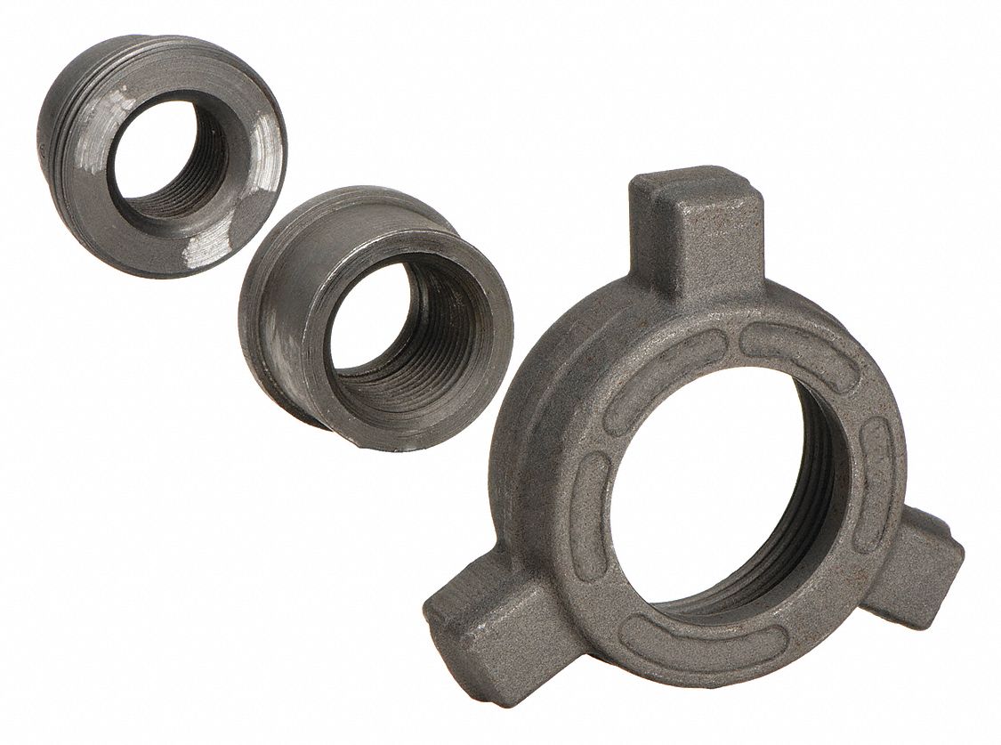 LUG UNION: STEEL, 1½ IN X 1½ IN FITTING, FEMALE NPT X FEMALE NPT, CLASS 3000