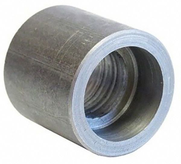Half Coupling: Forged Steel, 1 1/2 in x 1 1/2 in Fitting Pipe Size, Class 3000, Socket