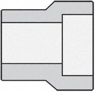 Reducing Insert: Forged Steel, 1 1/2 in x 1 1/4 in Fitting Pipe Size, Class 3000, Socket