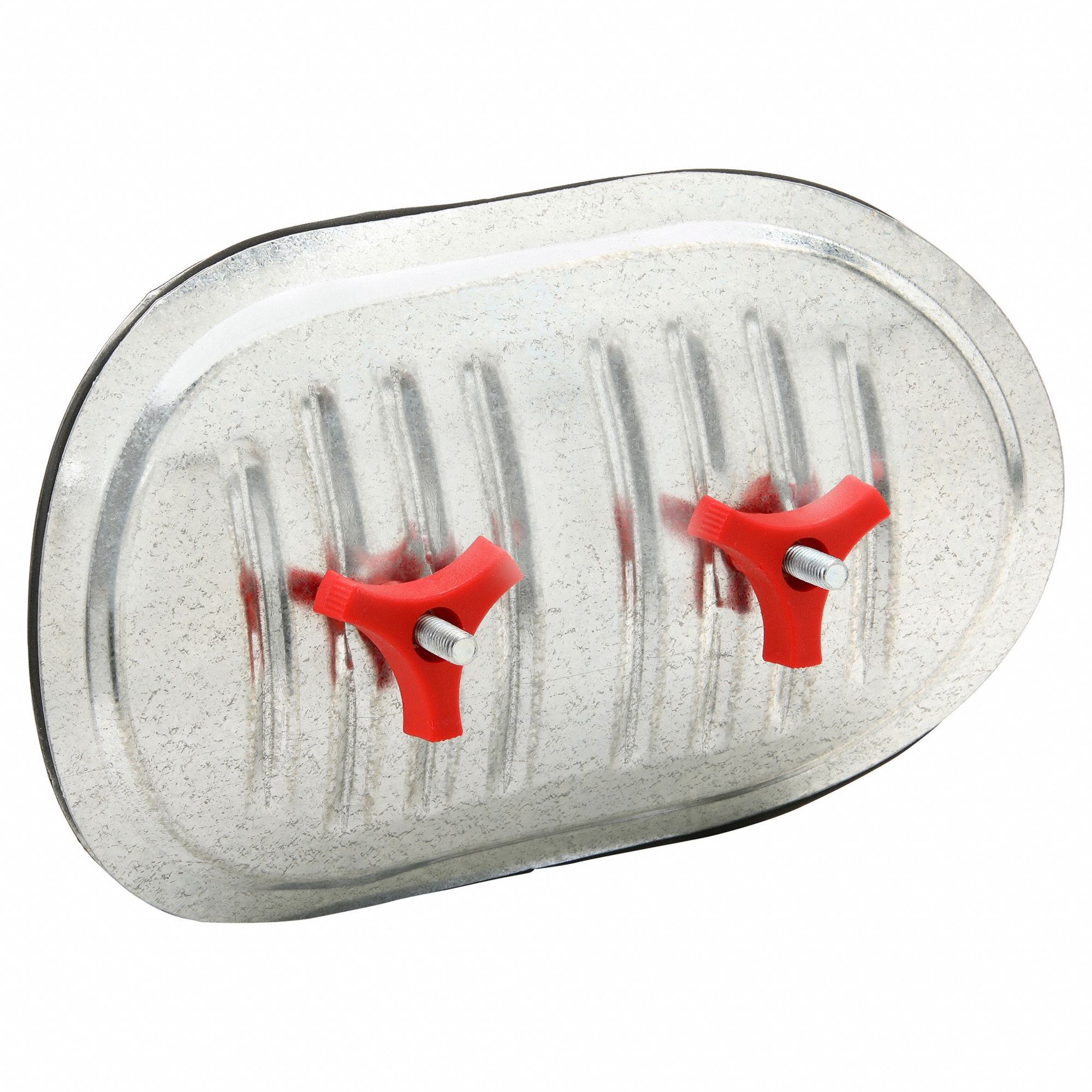 Duct Access Door: For 10 in_11 in Ducts, 8 in x 12 in, 22 ga, Steel, Knobs, 200°F Max Temp Rating