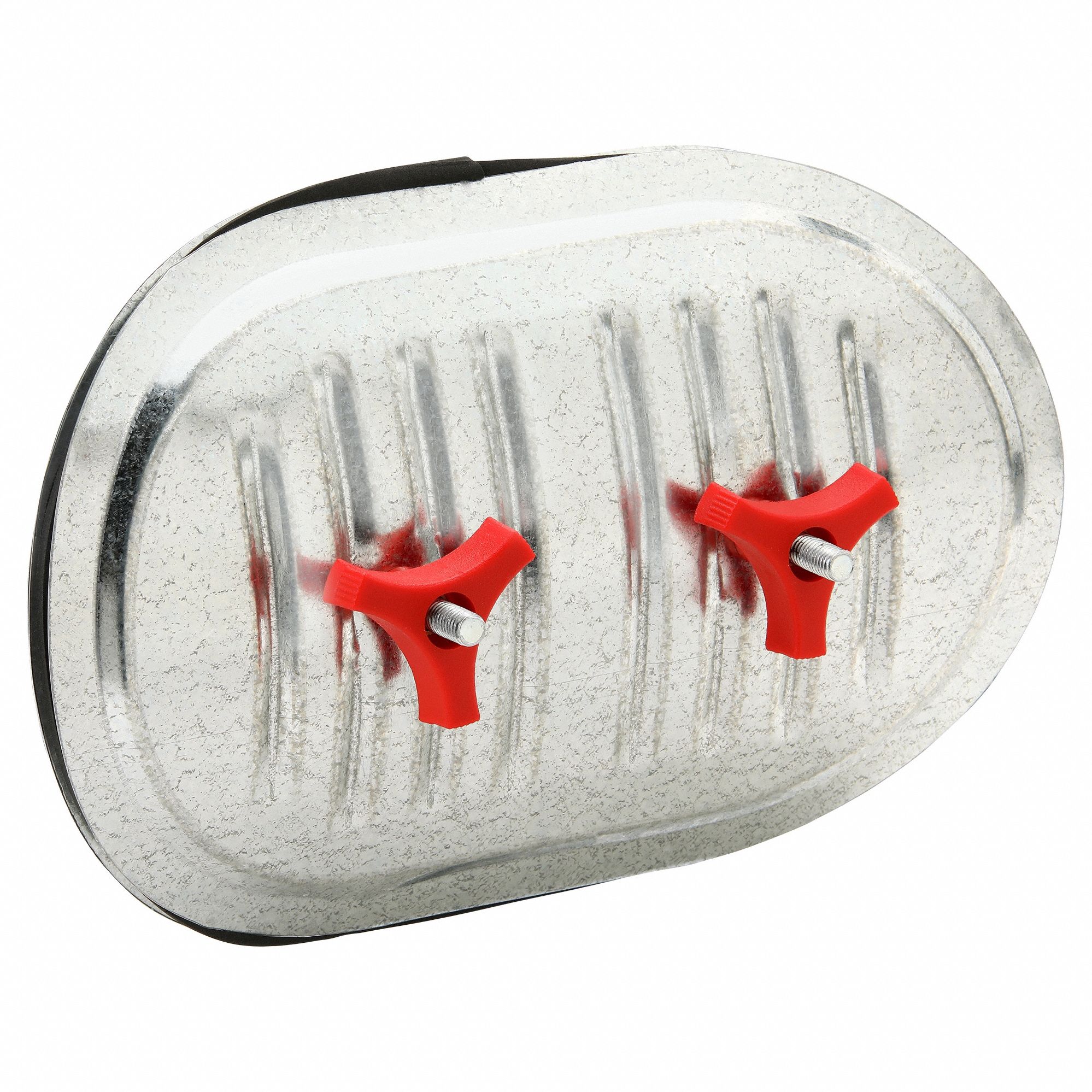 Duct Access Door: For 12 in_13 in_14 in Ducts, 8 in x 12 in, 22 ga, Steel, Knobs, 2 Mounting Stud