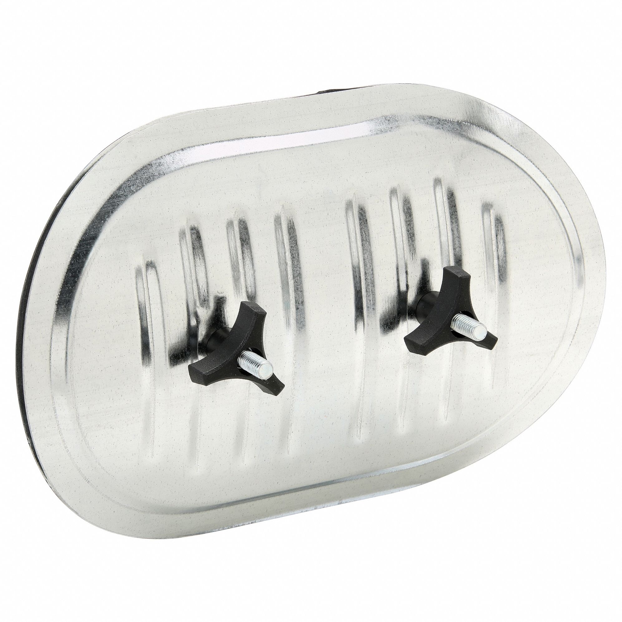 Duct Access Door: For 15 in_16 in Ducts, 8 in x 12 in, 22 ga, Steel, Knobs, 200°F Max Temp Rating