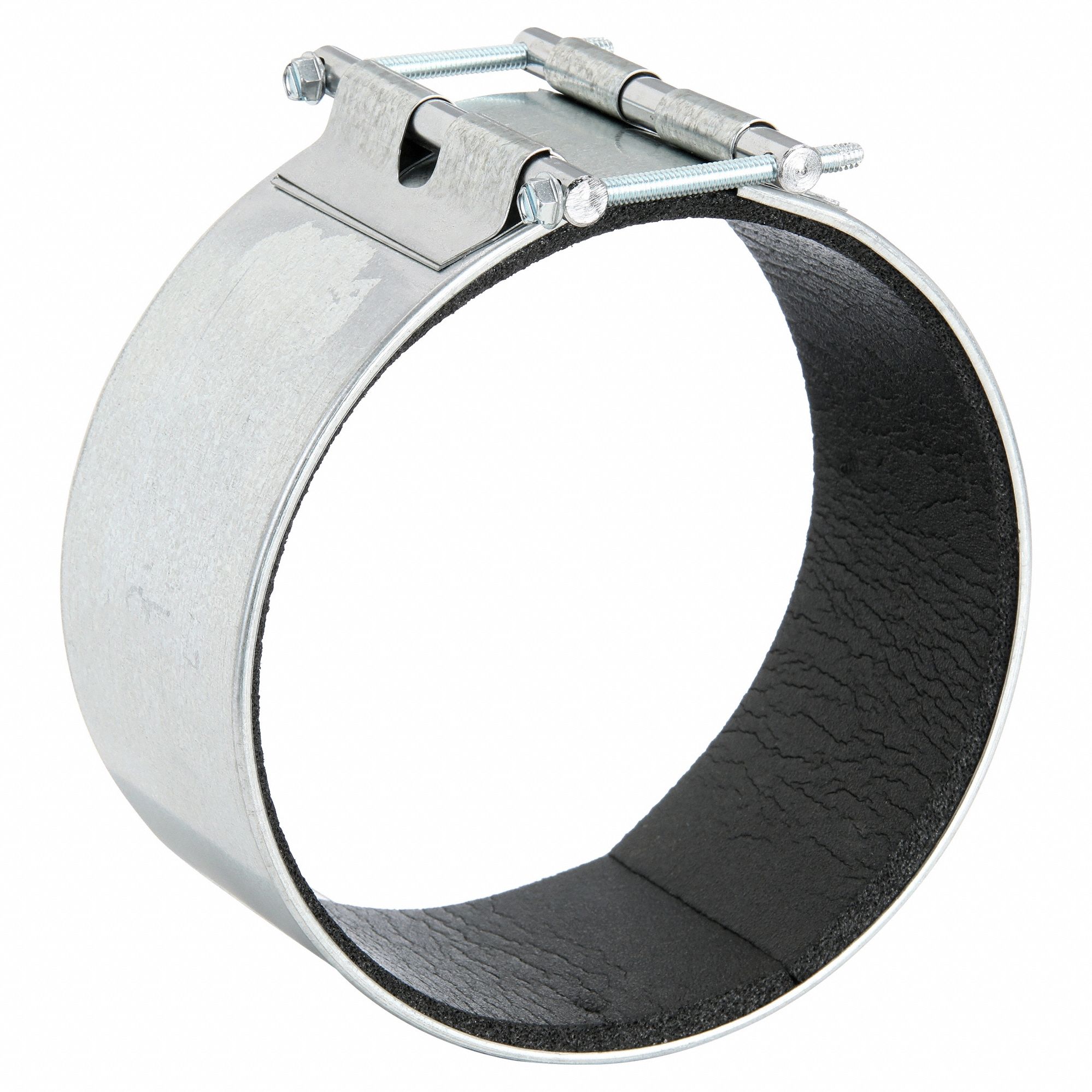 Duct Coupler: 7 in Duct, Neoprene, Steel, 3 1/2 in Lg, 7 in Wd