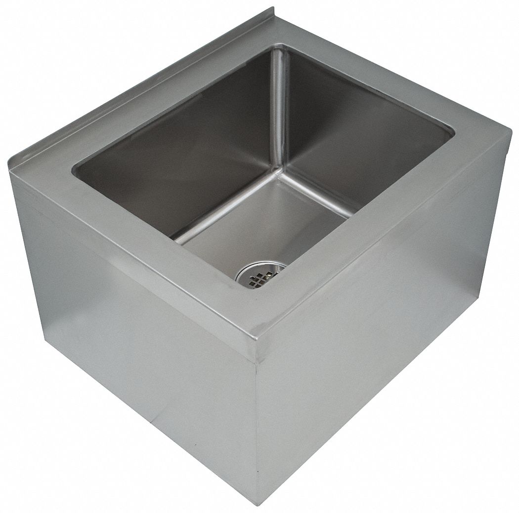 ADVANCE TABCO Advance Tabco, 20 in x 16 in, Stainless Steel, Mop Sink