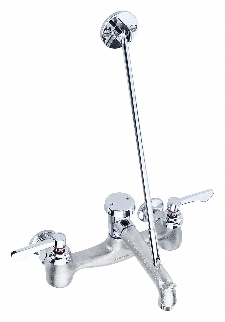 GERBER Straight Service Sink Faucet, Lever Faucet Handle Type, 2.2 gpm