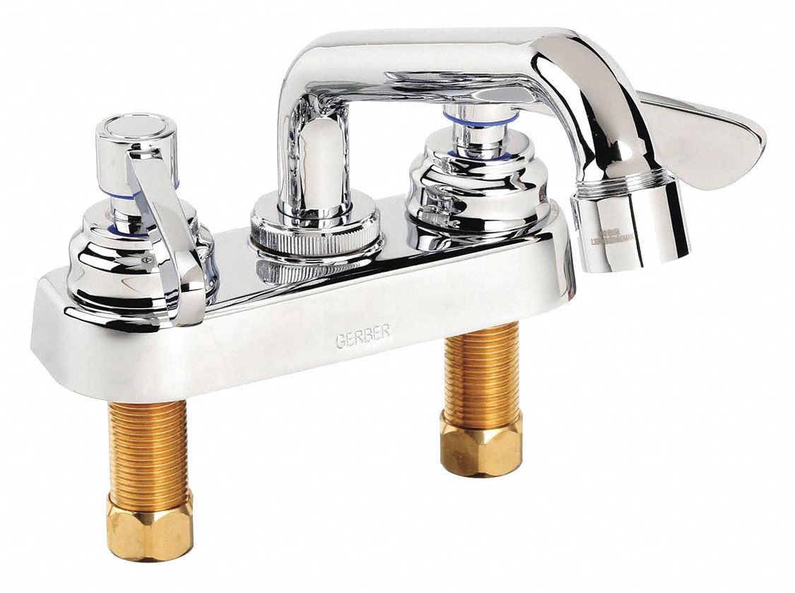 Gerber, Chrome Finish, Low Arc Laundry Sink Faucet 29VL02GC444242