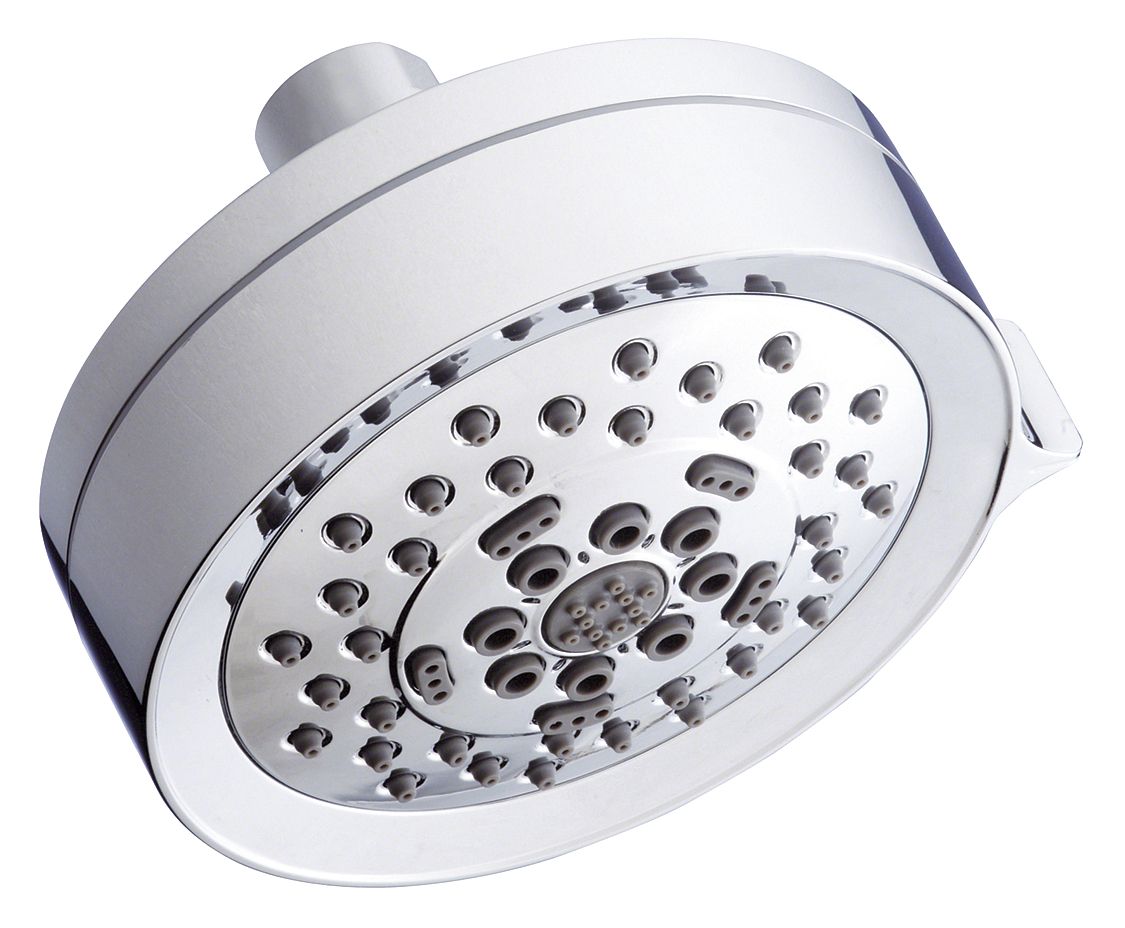 Showerhead: Gerber, Parma, 2.5 gpm Fixed Showerhead Flow Rate, Chrome Finish
