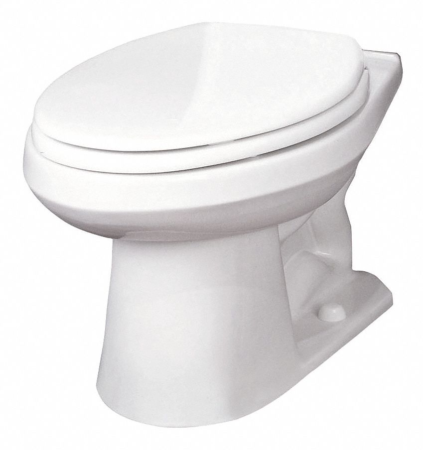 GERBER Elongated, Floor, Gravity Fed, Toilet Bowl, 1.28, 1.6 Gallons